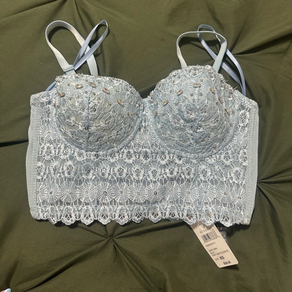 Windsor light blue corset